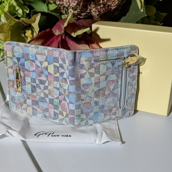 Gigi New York Kaleidoscope Calfskin Wallet - Picture 4 of 4